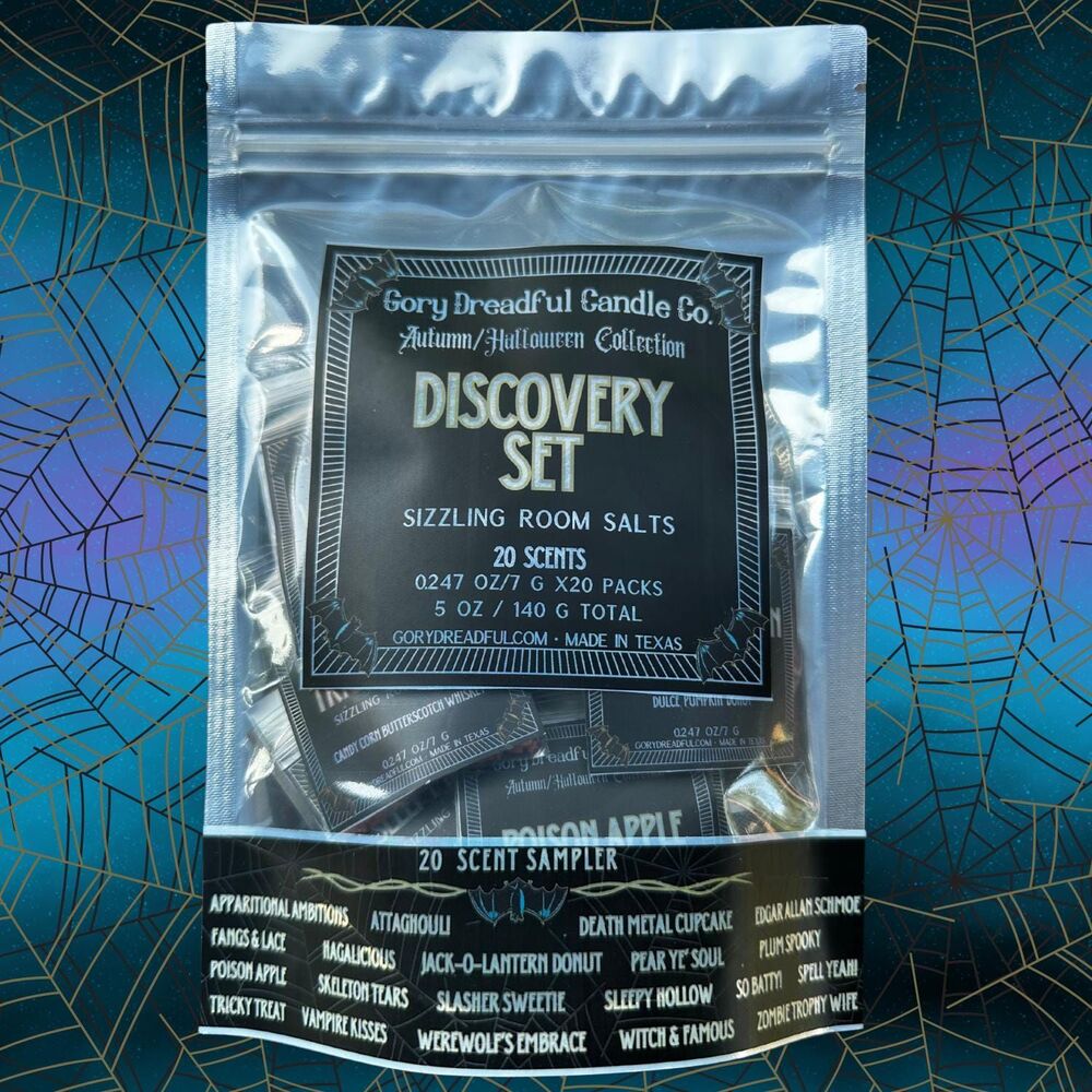 Autumn Halloween Collection Discovery Set | Sizzling Room Salt Crystal Potpourri
